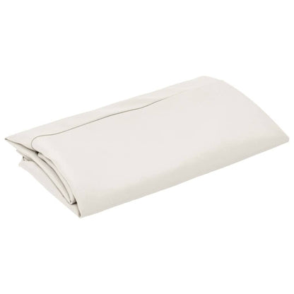 Tessuto di ricambio per ombrellone Bianco sabbia 350 cm