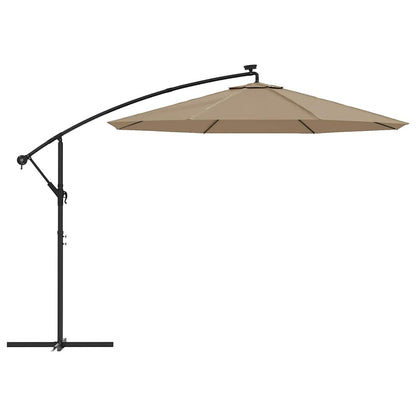 Tessuto di ricambio per ombrellone a sbalzo color talpa 350 cm | homemem39