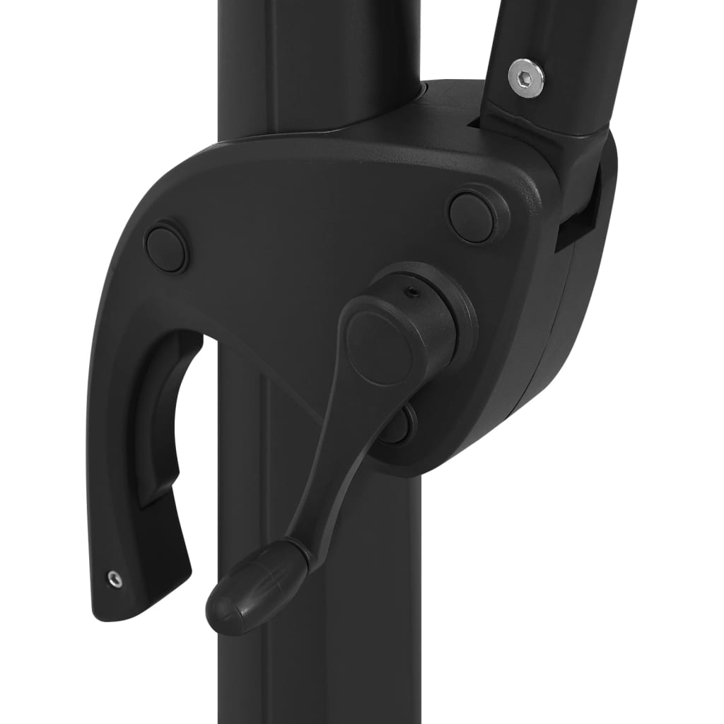 Ombrellone a Sbalzo 4 Livelli Palo Alluminio 250x250 cm Tortora - homemem39