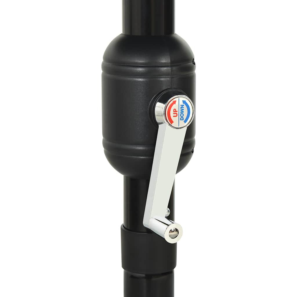 Ombrellone a 3 Livelli con Palo in Alluminio Verde 3,5 m | homemem39