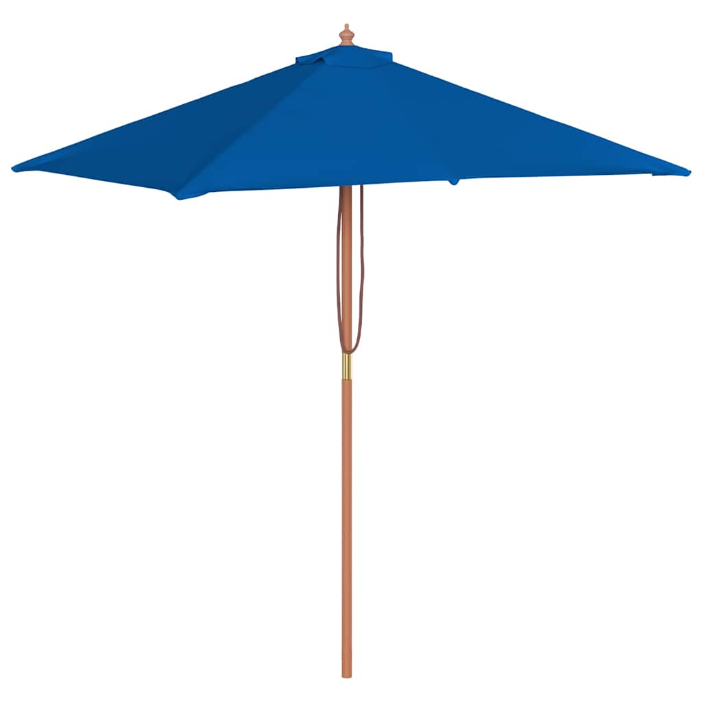 Ombrellone da Giardino con Palo in Legno 150x200 cm Blu | homemem39