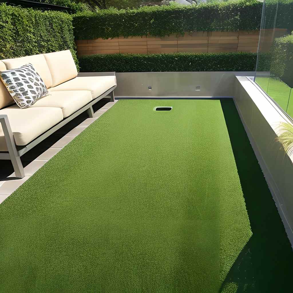 Prato Artificiale 7/9 mm 0,5x5 m Verde | homemem39