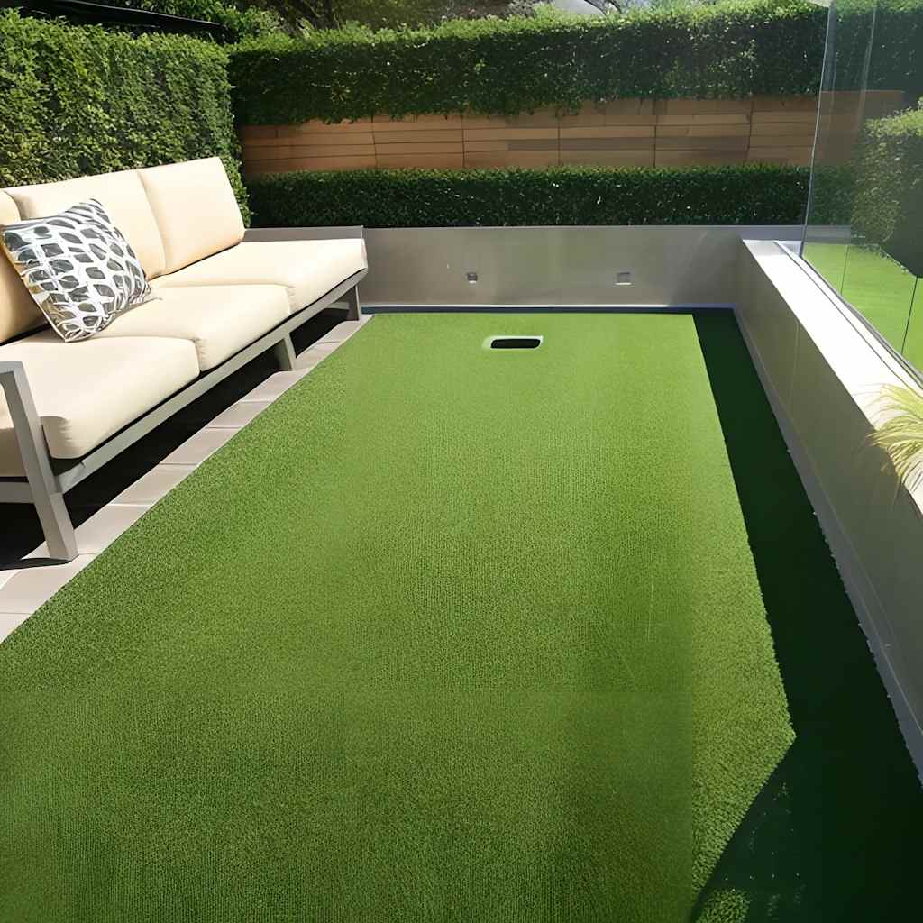 Prato Artificiale 7/9 mm 1x25 m Verde | homemem39