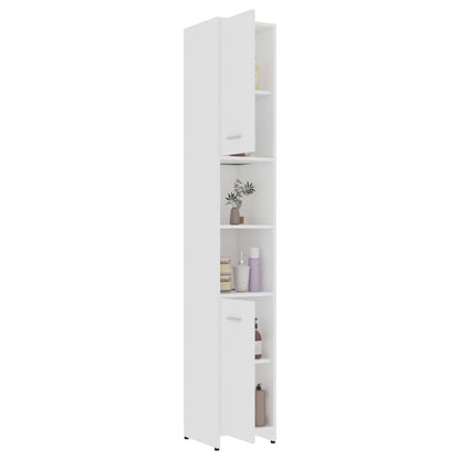 Set Mobili da Bagno 3 pz Bianco in Truciolato | homemem39