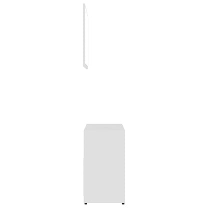 Set Mobili da Bagno 3 pz Bianco in Truciolato | homemem39