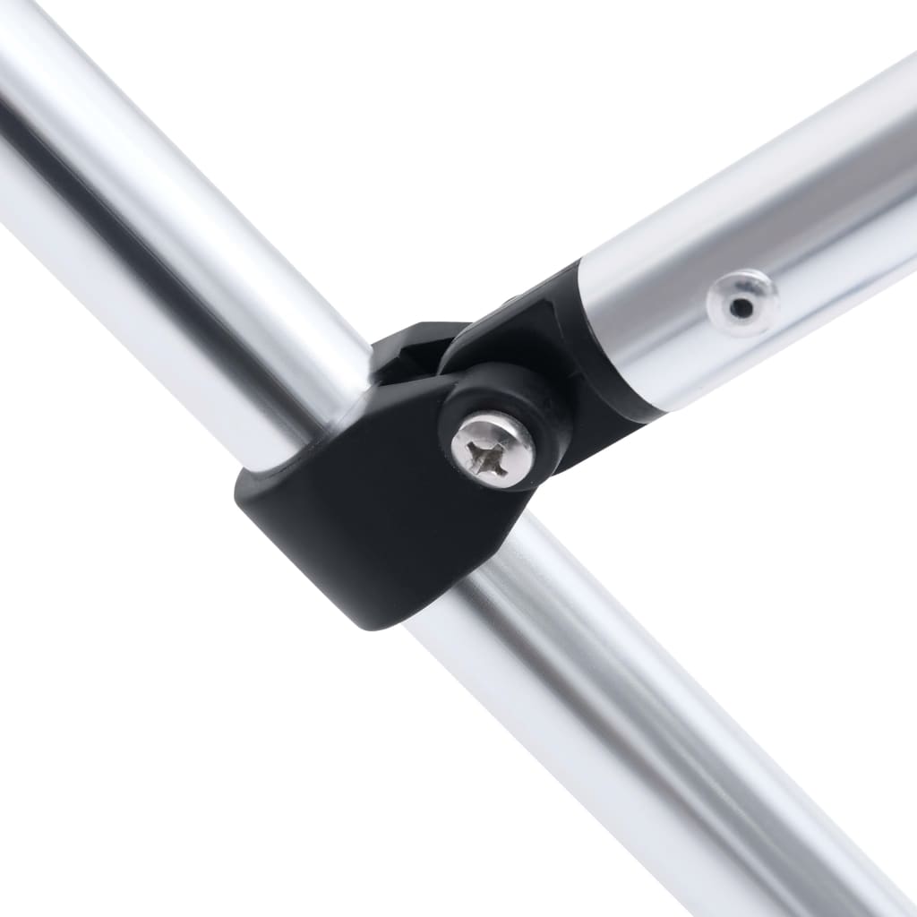 Bimini di Prua con Tendalino a 2 Archi Bianco 180x130x110 cm - homemem39