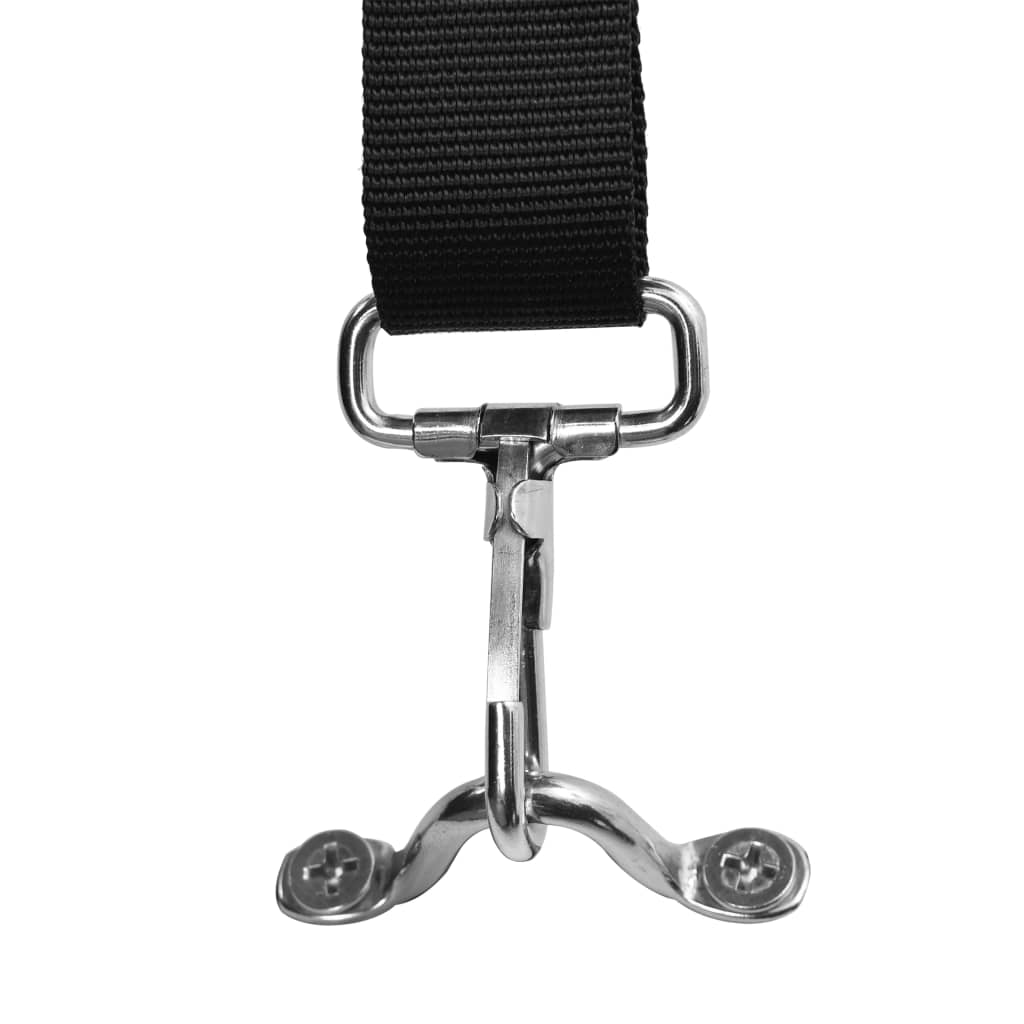 Bimini di Prua con Tendalino a 3 Archi Antracite 183x180x137 cm - homemem39