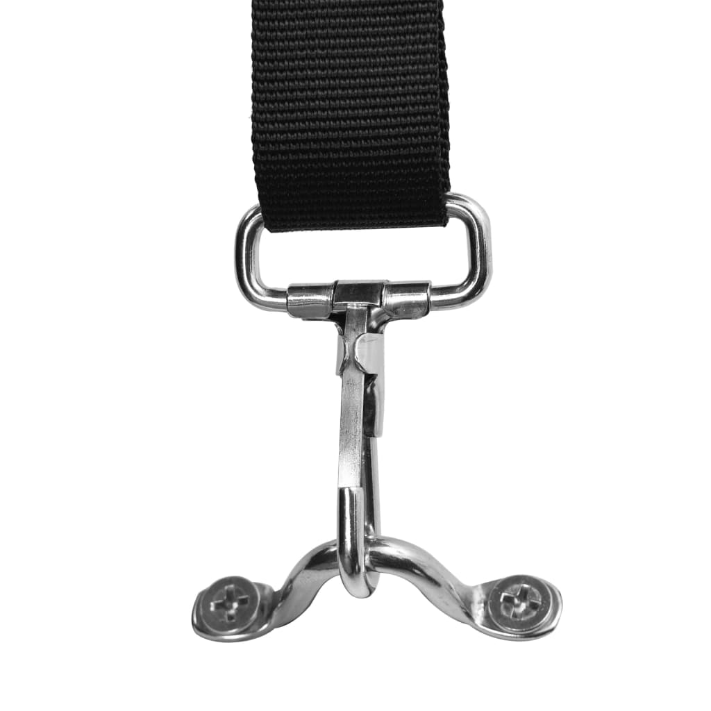 Bimini di Prua con Tendalino a 3 Archi Antracite 183x196x137 cm - homemem39