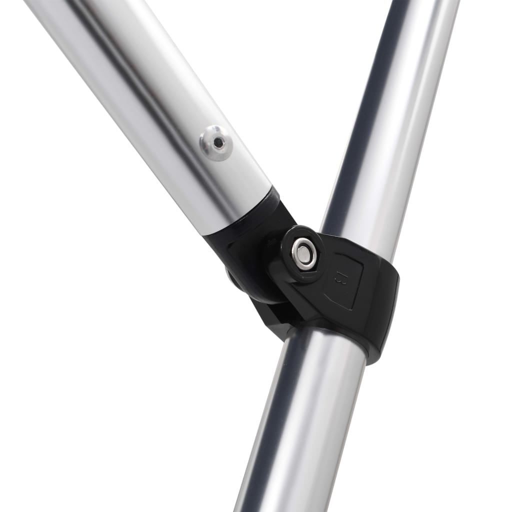 Bimini di Prua con Tendalino a 4 Archi Antracite 243x180x137 cm - homemem39