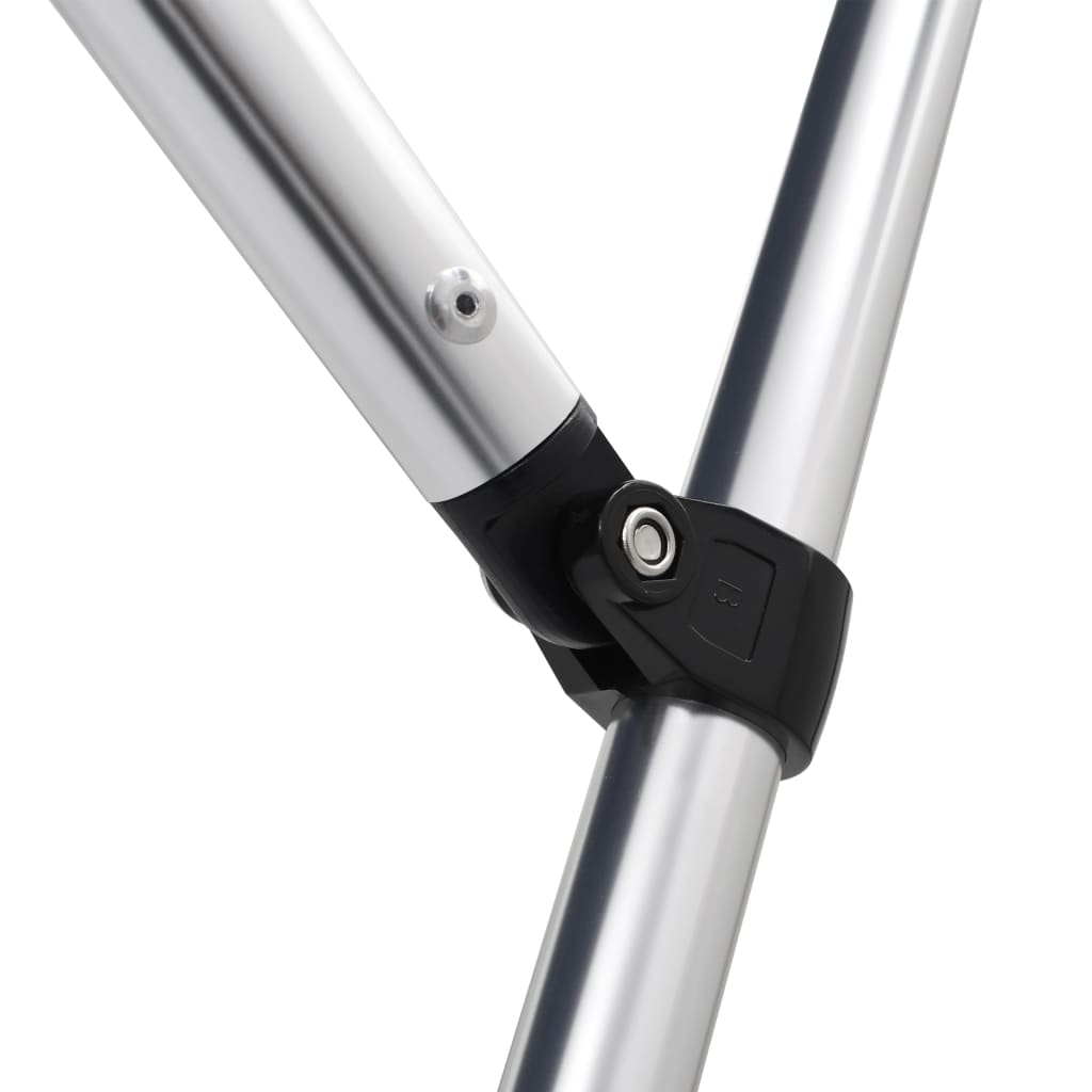 Bimini di Prua con Tendalino a 4 Archi Antracite 243x196x137 cm | homemem39