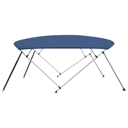 Bimini di Prua Tendalino a 4 Archi Blu 243x(230-244)x137 cm - homemem39