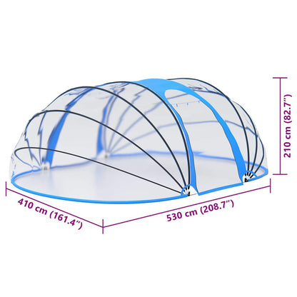 Calotta per Piscina Ovale 530x410x210 cm | homemem39