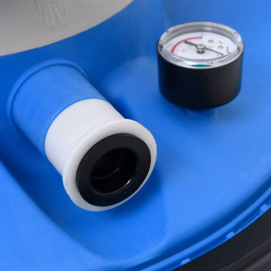 Pompa con Filtro a Sabbia Blu e Nera 385x620x432 mm 200W 25L - homemem39