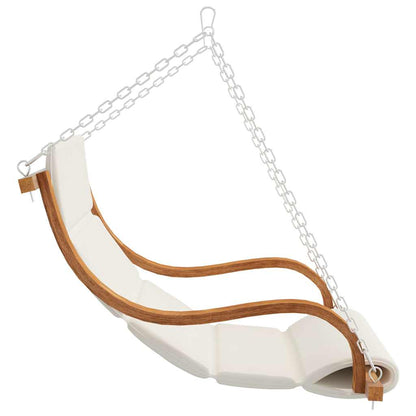 Sedia a Dondolo Senza Telaio con Cuscino Legno Curvato | homemem39