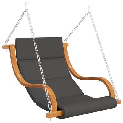 Sedia a Dondolo Senza Telaio con Cuscino in Legno Curvato | homemem39
