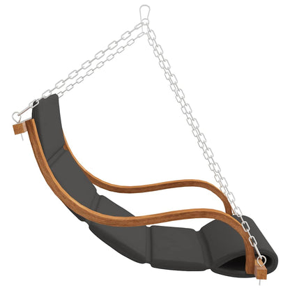 Sedia a Dondolo Senza Telaio con Cuscino in Legno Curvato | homemem39