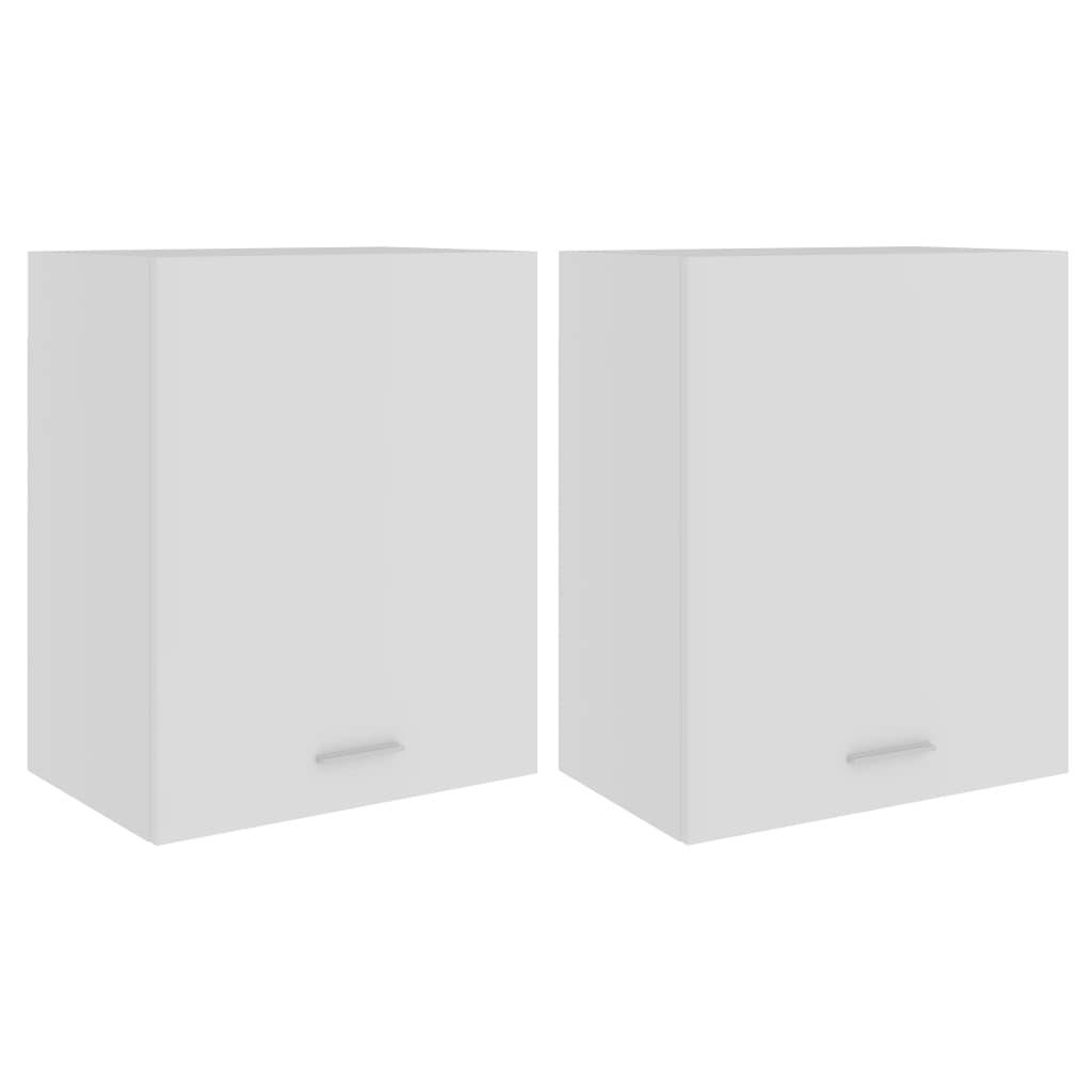 Armadi Sospesi “Lyon” 2 pz Bianchi 50x31x60 cm
