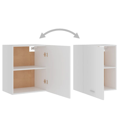 Armadi Sospesi “Lyon” 2 pz Bianchi 50x31x60 cm