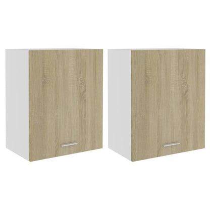 Mobili Pensili “Lyon” 2 pz Rovere Sonoma 50x31x60 cm