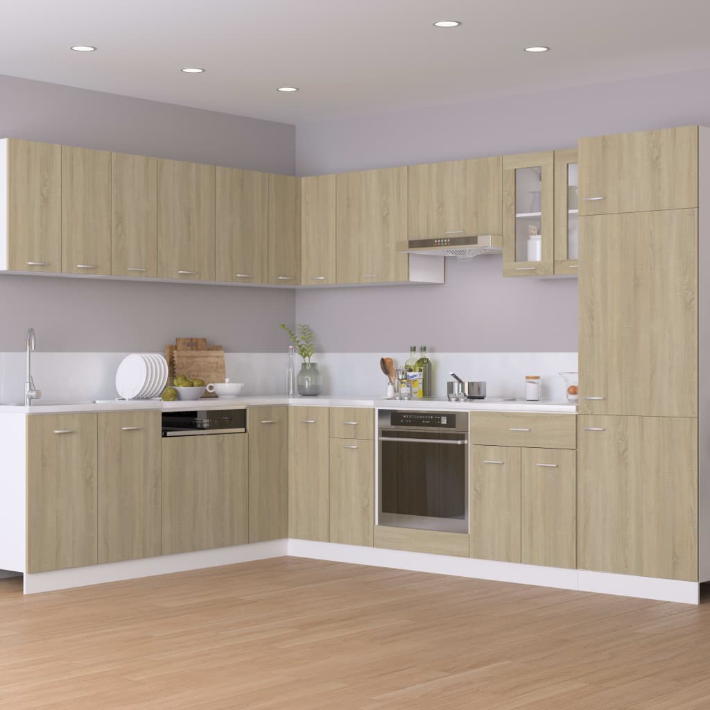 Mobili Pensili “Lyon” 2 pz Rovere Sonoma 50x31x60 cm