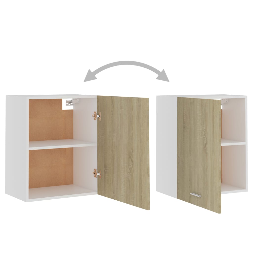 Mobili Pensili “Lyon” 2 pz Rovere Sonoma 50x31x60 cm