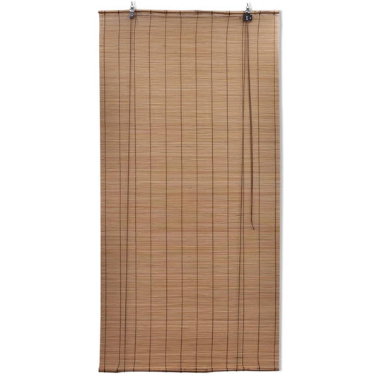 Tende a Rullo in Bambù 2pz 80x160cm Marroni - homemem39