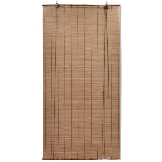 Tende a Rullo in Bambù 2 pz Marroni 120x220 cm - homemem39