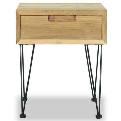 Comodini 2 pz 40x30x50 cm in Legno Massello di Teak | homemem39