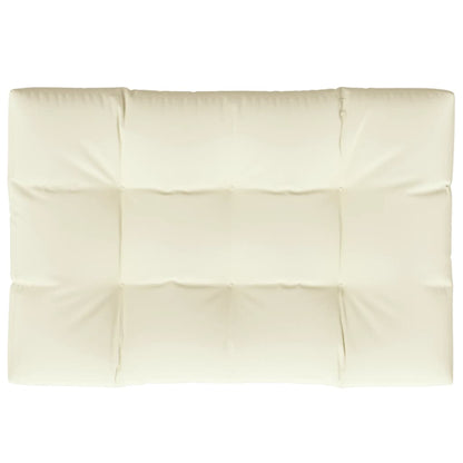 Cuscino per Pallet Crema 120x80x12 cm in Tessuto | homemem39