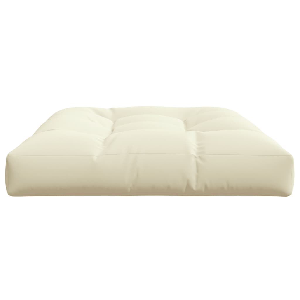 Cuscino per Pallet Crema 120x80x12 cm in Tessuto | homemem39