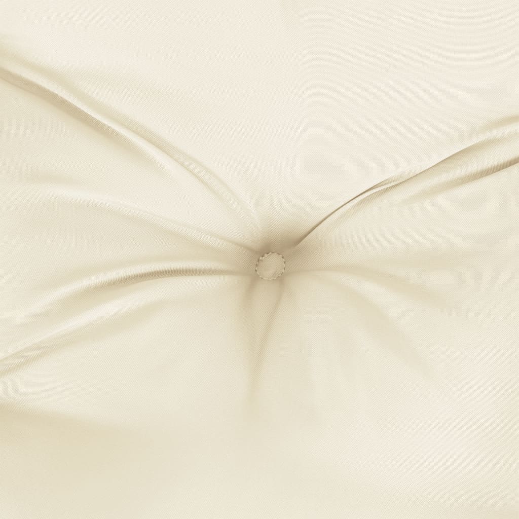 Cuscino per Pallet Crema 120x80x12 cm in Tessuto | homemem39