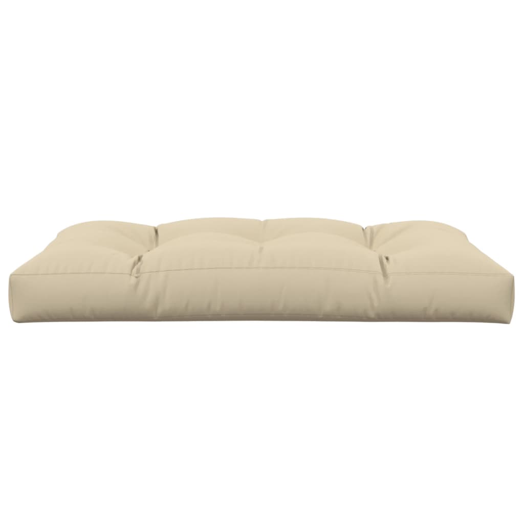 Cuscino per Pallet Beige 120x80x12 cm in Tessuto | homemem39