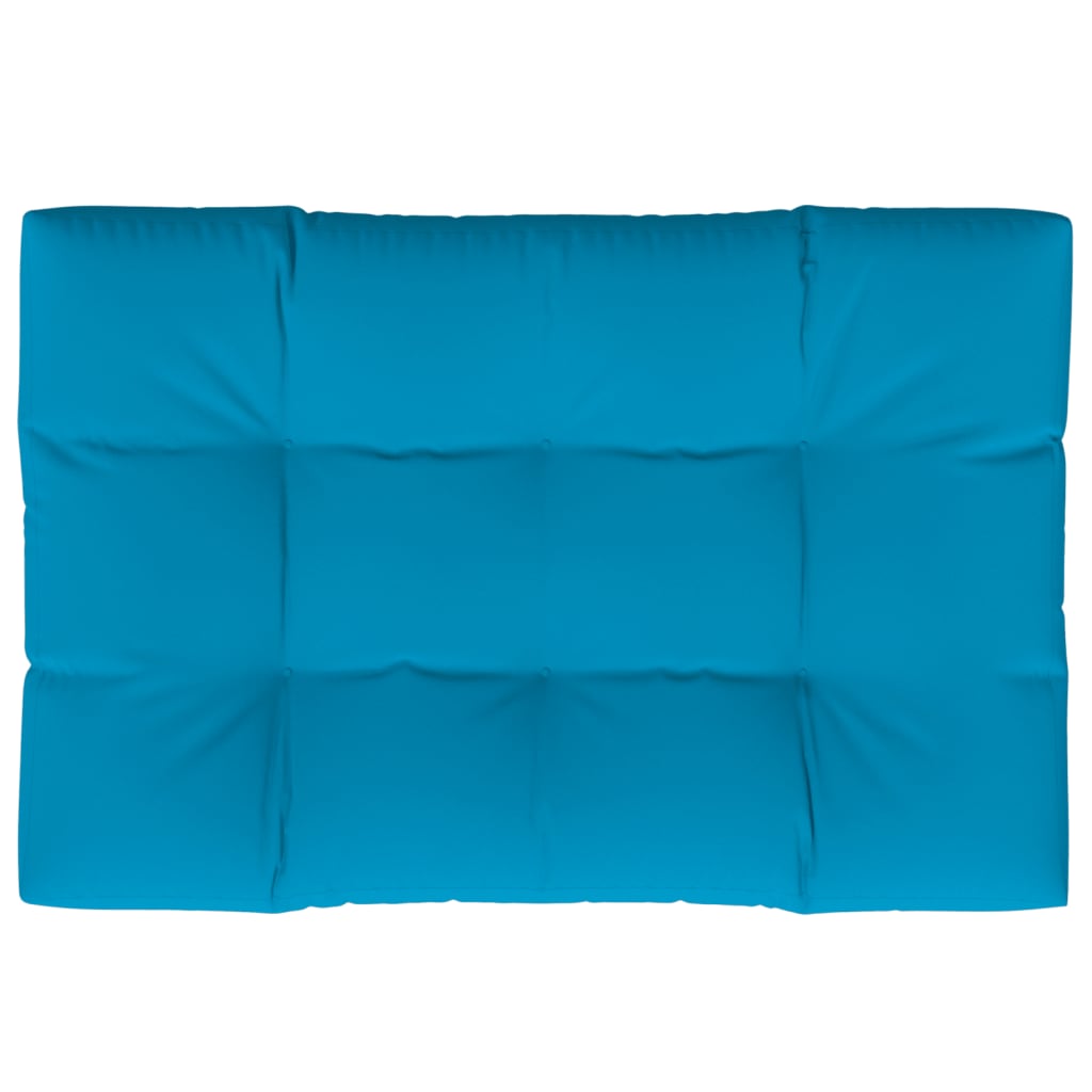 Cuscino per Pallet Blu 120x80x12 cm in Tessuto | homemem39