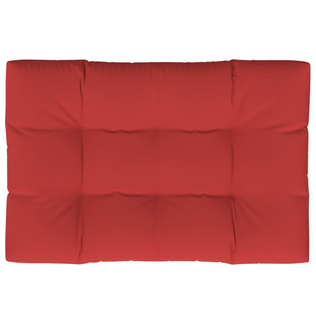 Cuscino per Pallet Rosso 120x80x12 cm in Tessuto | homemem39