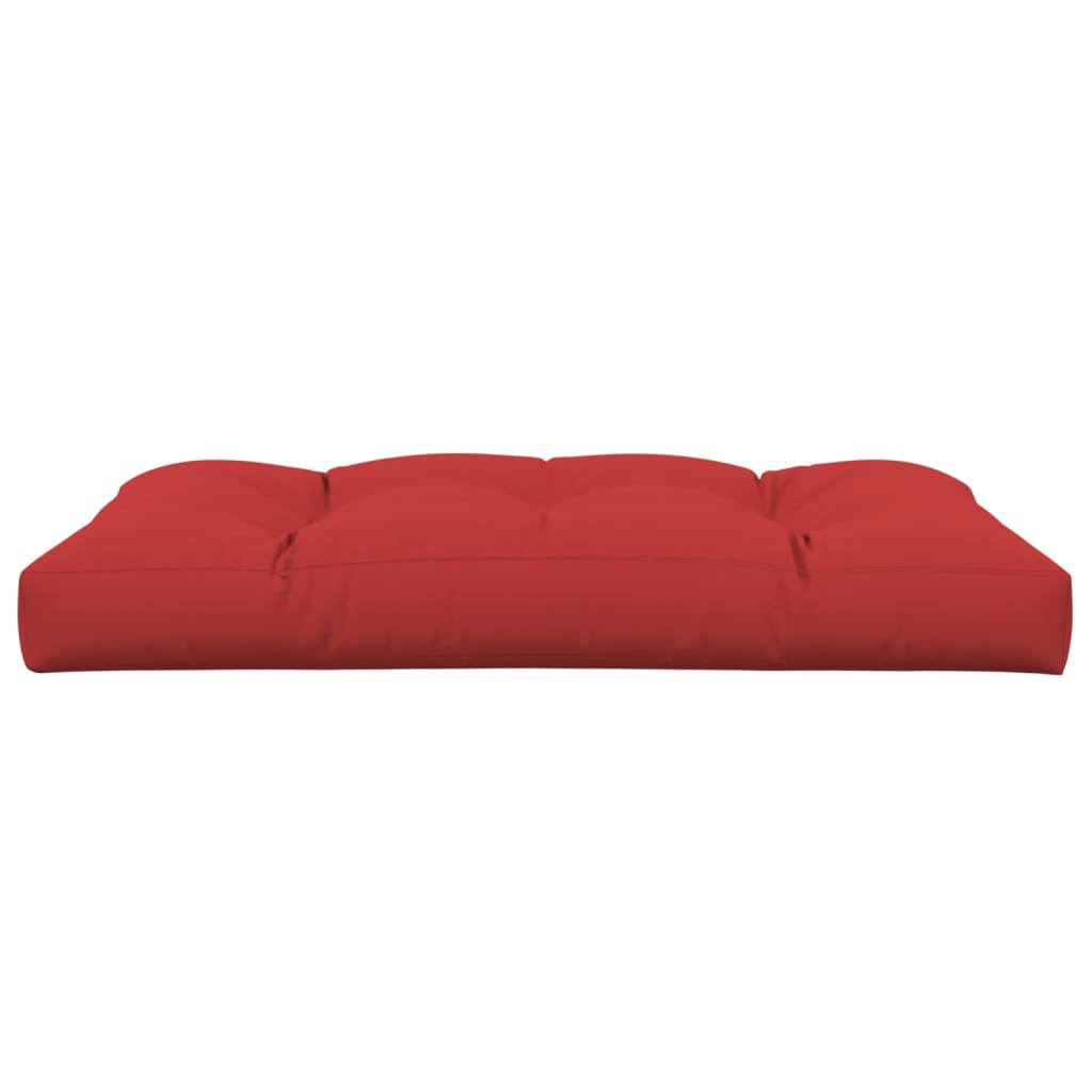 Cuscino per Pallet Rosso 120x80x12 cm in Tessuto | homemem39
