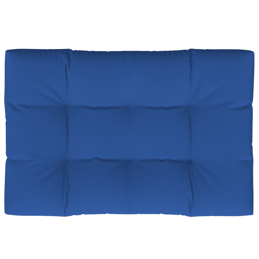 Cuscino per Pallet Blu Reale 120x80x12 cm in Tessuto | homemem39