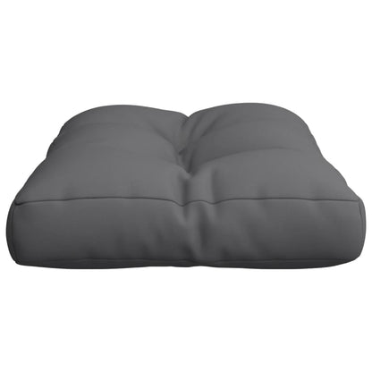 Cuscino per Pallet Antracite 50x40x12 cm in Tessuto | homemem39