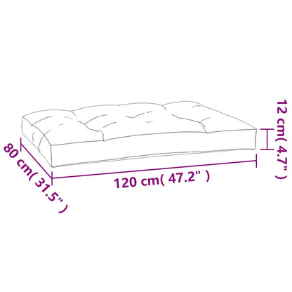 Cuscini per Pallet 5 pz Grigi in Tessuto | homemem39
