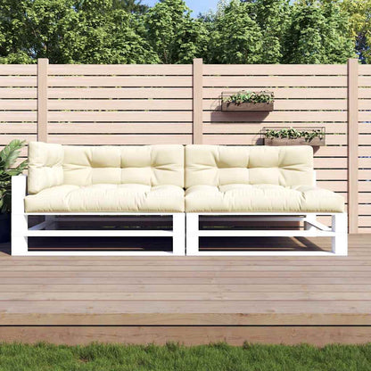 Cuscini per Pallet 5 pz Crema in Tessuto | homemem39