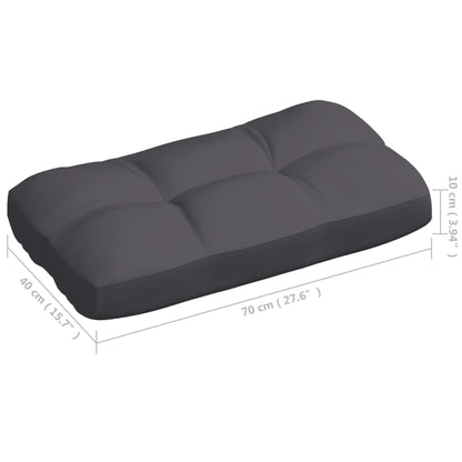 Cuscini per Divano su Pallet 7 pz Antracite | homemem39