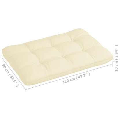 Cuscini per Divani su Pallet 7 pz Crema | homemem39