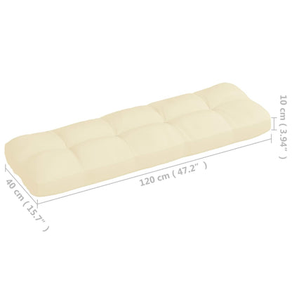 Cuscini per Divani su Pallet 7 pz Crema | homemem39