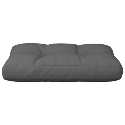 Cuscino per Pallet Antracite 60x40x12 cm in Tessuto | homemem39