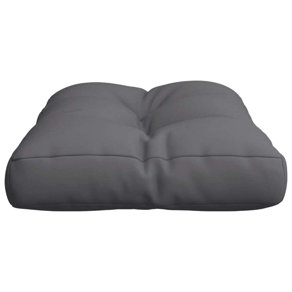 Cuscino per Pallet Antracite 60x40x12 cm in Tessuto | homemem39