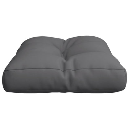 Cuscino per Pallet Antracite 60x40x12 cm in Tessuto | homemem39