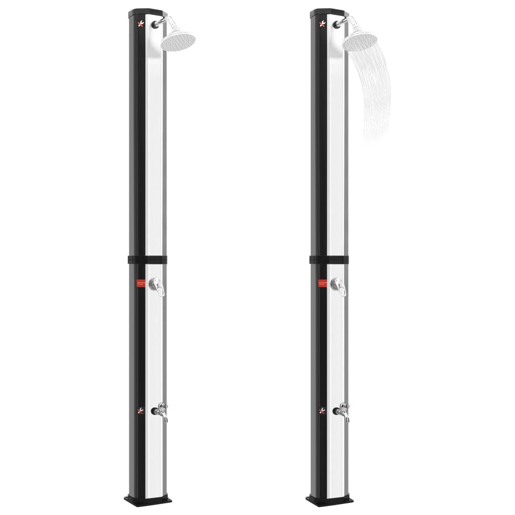 Outdoor Doccia Solare da Esterno con Soffione e Rubinetto 35 L - homemem39