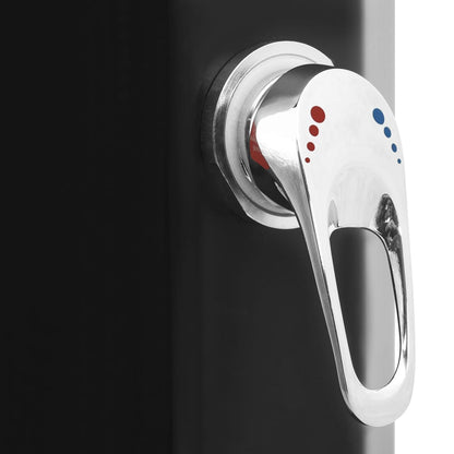 Outdoor Doccia Solare da Esterno con Soffione e Rubinetto 35 L Nero - homemem39