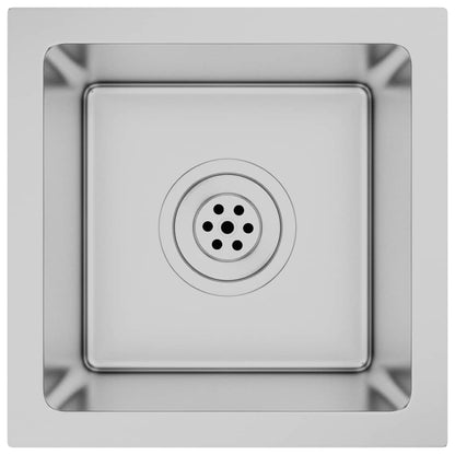 Lavello da Cucina Lavorato a Mano in Acciaio Inox