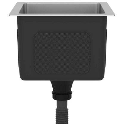 Lavello da Cucina Lavorato a Mano in Acciaio Inox