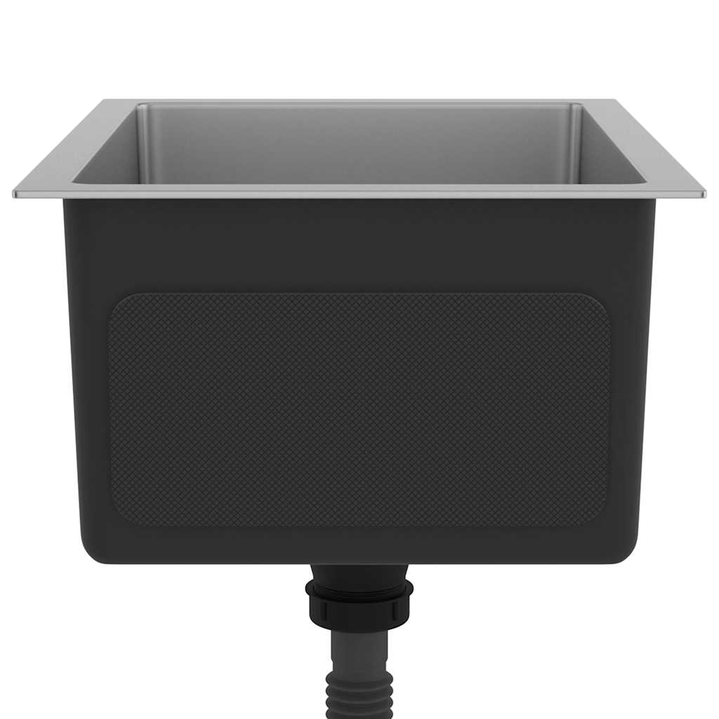 Lavello da Cucina Lavorato a Mano in Acciaio Inox - homemem39